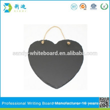 No framed chalk board heart shape